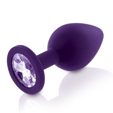 Набор анальных пробок с кристаллом Rianne S: Booty Plug Set Purple, диаметр 2,7см, 3,5см, 4,1см SO3908 фото