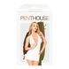 Мини-платье с открытой спиной и стрингами Penthouse - Earth-Shaker White S/M SO7148 фото 3