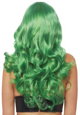 Хвиляста перука Leg Avenue Misfit Long Wavy Wig Green, довга, реалістичний вигляд, 61 см SO8009 фото