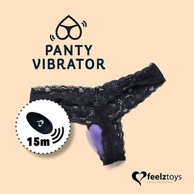 Вибратор в трусики FeelzToys Panty Vibrator Pink с пультом ДУ, 6 режимов работы, сумочка-чехол SO3849 фото