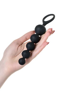 Набір анальних намистин Satisfyer Beads Black (відкритий замок) SO2740-R фото