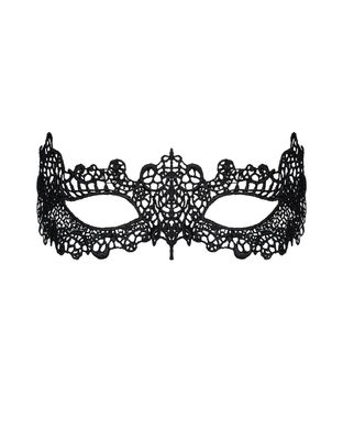 Мереживна маска Obsessive A701 mask, єдиний розмір, чорна SO7187 фото