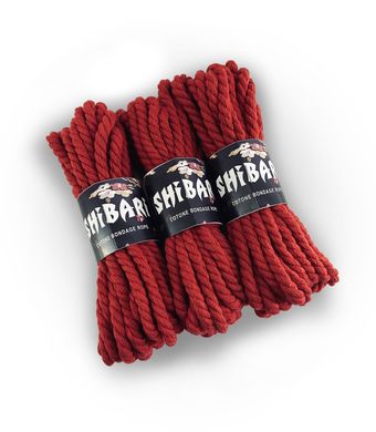 Хлопковая веревка для Шибари Feral Feelings Shibari Rope, 8 м красная SO4003 фото