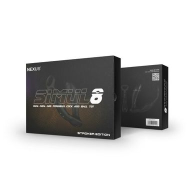 Массажер простаты Nexus Simul8 Stroker Edition с эрекционным кольцом, жемчужный массаж + вибрация SO7134 фото