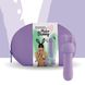 Мінівібратор FeelzToys Magic Bunny Purple з двома насадками SO4439 фото 1