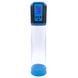 Автоматическая вакуумная помпа Men Powerup Passion Pump Blue, LED-табло, перезаряжаемая, 8 режимов SO6298 фото 1