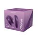 Смарт-вибратор для пар We-Vibe Chorus Purple, сенсорное управление вибрациями сжатием пульта SO6923 фото 11