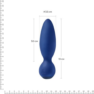 Анальная вибропробка Adrien Lastic Little Rocket макс. диаметр 3,5см, soft-touch SO4482 фото