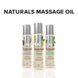 Массажное масло System JO Naturals Massage Oil Coconut&Lime с натуральными эфирными маслами 120мл SO6164 фото 5