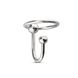 Уретральная вставка с кольцом Sinner Gear Unbendable - Sperm Stopper Solid, диаметр кольца 3,2см SO4622 фото 2