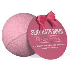 Супер-бомбочка для ванны Dona Bath Bomb - Rosey Posey (128 гр), приятный аромат розы SO1833 фото