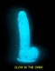 Светящийся в темноте фаллоимитатор ADDICTION - LUKE - 7.5" - BLUE G.I.D. /W PB, 19 см, силикон SO4531 фото 4