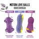 Вагінальні кульки з масажем і вібрацією FeelzToys Motion Love Balls Jivy з пультом ДК, 7 режимів SO3852 фото 3
