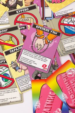 Карточная игра для взрослых «Не роняй мыло!» (RU) (Для отвязной компании) SO3512 фото