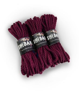 Джутова мотузка для шібарі Feral Feelings Shibari Rope, 8 м фіолетова SO4007 фото