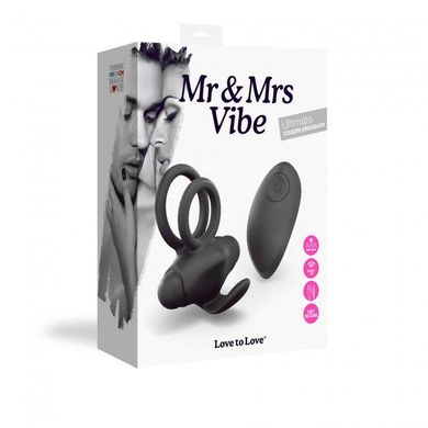 Ерекційне віброкільце Love To Love Mr & Mrs VIBE з пультом ДК SO3822 фото