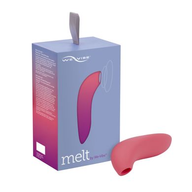 Вакуумный смарт-стимулятор для пар Melt by We-Vibe Coral, удобно совмещать с проникающим сексом SO6927 фото
