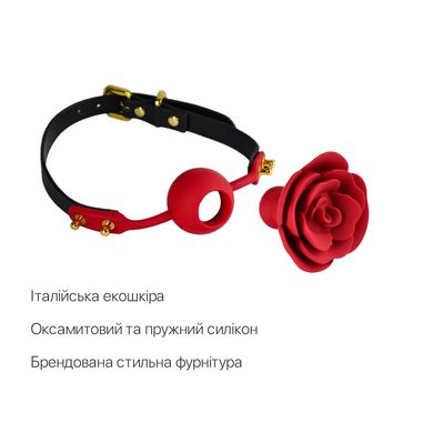 Роскошный кляп в виде розы Zalo - Rose Ball Gag, двойное использование SO6690 фото