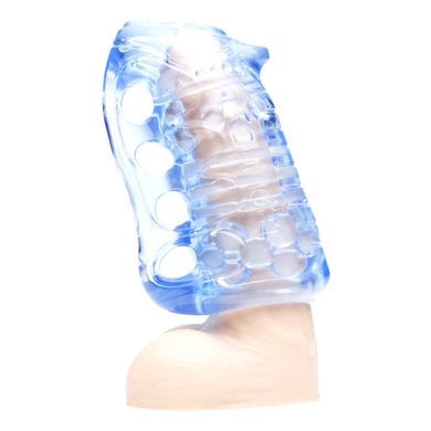 Мастурбатор Fleshlight Fleshskins Grip Blue Ice, надійна фіксація на руці, відмінно для пар та мінет F16623 фото