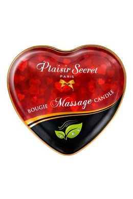 Розпродаж!!! Масажна свічка серце Plaisirs Secrets Natural (35 мл) (термін придатності 04.2024) SO1863-R фото