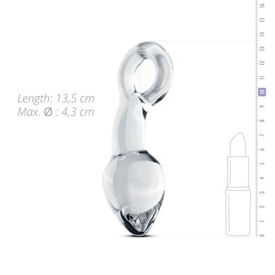 Скляний стимулятор простати Gildo Glass Prostate Plug No. 13 SO4418 фото