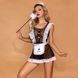Эротический костюм горничной JSY «Трудяжка Эмма» One Size, платье, трусики, чепчик, метелка SO8332 фото 4