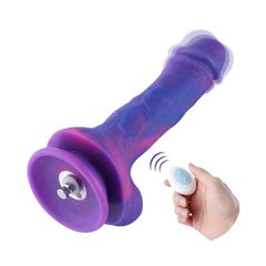 Фаллоимитатор 8.2″ с вибрацией для секс-машин Hismith Purple Silicone Dildo with Vibe SO6212 фото