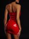 Платье лакированное красное “Соблазнительница Марго” XS/S, молния на всю длину сзади SO3915 фото 2