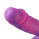 Фалоімітатор 8.2″ з вібрацією для секс-машин Hismith Purple Silicone Dildo with Vibe, KlicLok SO6212 фото 6