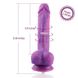 Фалоімітатор 8.2″ з вібрацією для секс-машин Hismith Purple Silicone Dildo with Vibe, KlicLok SO6212 фото 3