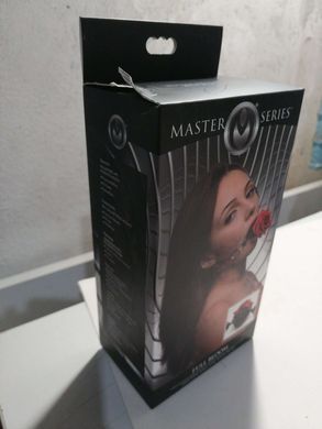 Кляп Master Series Eye-Catching Ball Gag With Rose (м'ята упаковка!!!) SO8794-R фото