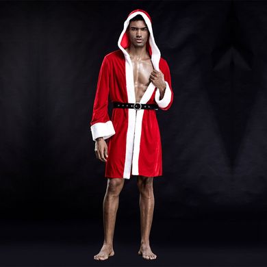 Чоловічий еротичний костюм "Звабливий Санта" One Size Red SO4977 фото