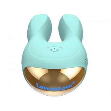 Вибратор-кролик Love To Love Hear Me Menthe с двумя моторчиками и разноцветной LED-подсветкой SO3082 фото