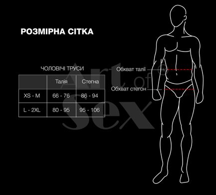 Чоловічі труси XS-2XL із силіконовою анальною пробкою Art of Sex - Joni plug panties size L Black SO6170 фото