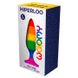 Силіконова анальна пробка Wooomy Hiperloo Silicone Rainbow Plug L, діаметр 3,9 см, довжина 13,1 см SO7434 фото 3