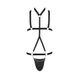 Комплект мужского белья из стреп Passion 039 Set Andrew L/XL Black, стринги, шлейка SO7588 фото 11