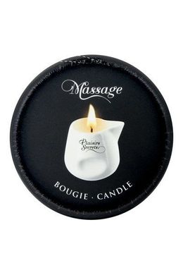 Масажна свічка Plaisirs Secrets Coconut (80 мл) подарункова упаковка, керамічний посуд SO1846 фото