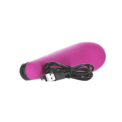 Потужний вібромасажер PalmPower Extreme - Pink, 7 режимів, гнучка головка, перезаряджуваний SO3478 фото