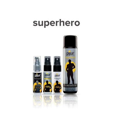 Пролонгирующий спрей pjur Superhero Strong Spray 20 ml, с экстрактом имбиря, впитывается в кожу PJ12920 фото