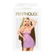 Мини-платье с кружевным лифом и стрингами Penthouse - Bedtime Story Purple M/L SO4349 фото 3