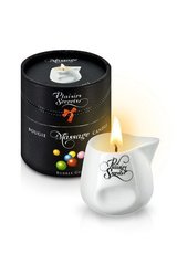 Масажна свічка Plaisirs Secrets Bubble Gum (80 мл) подарункова упаковка, керамічний посуд SO1847 фото