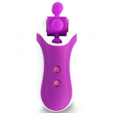 Стимулятор з імітацією оральних пестощів FeelzToys - Clitella Oral Clitoral Stimulator Purple SO5066 фото
