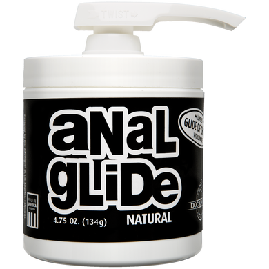 Анальная смазка на масляной основе Doc Johnson Anal Glide Natural (127 г) длительное скольжение SO1567 фото