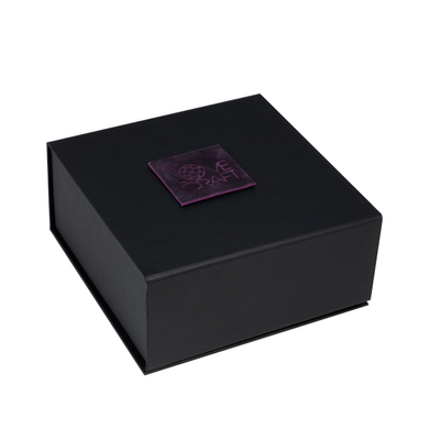 Преміум нашийник LOVECRAFT розмір M фіолетовий, натуральна шкіра, в подарунковій упаковці SO3321 фото
