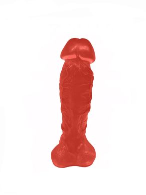 Крафтовое мыло-член с присоской Чистый Кайф Red size XL, натуральное SO2767 фото