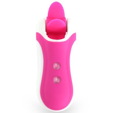 Стимулятор з імітацією оральних пестощів FeelzToys - Clitella Oral Clitoral Stimulator Pink SO5068 фото