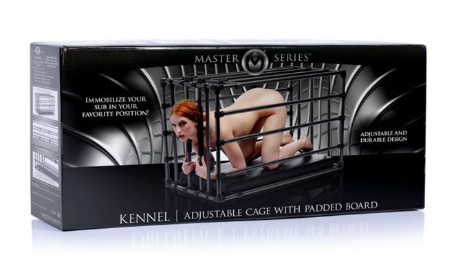Прочная разборная клетка для наказаний Kennel Adjustable Bondage Cage SO4425 фото