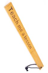 Падл Fetish Tentation — Paddle Teach me a lesson Bamboo, упакований у ПЕ пакет SO7009 фото