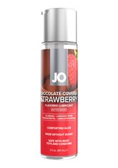 Смазка на водной основе System JO Chocolate Covered Strawberry (60 мл), без сахара SO7024 фото