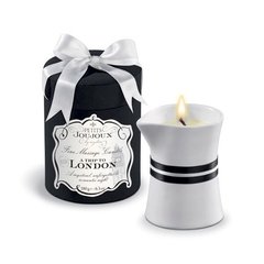Масажна свічка Petits Joujoux - London - Rhubarb, Cassis and Ambra (190 г) розкішна упаковка SO3145 фото